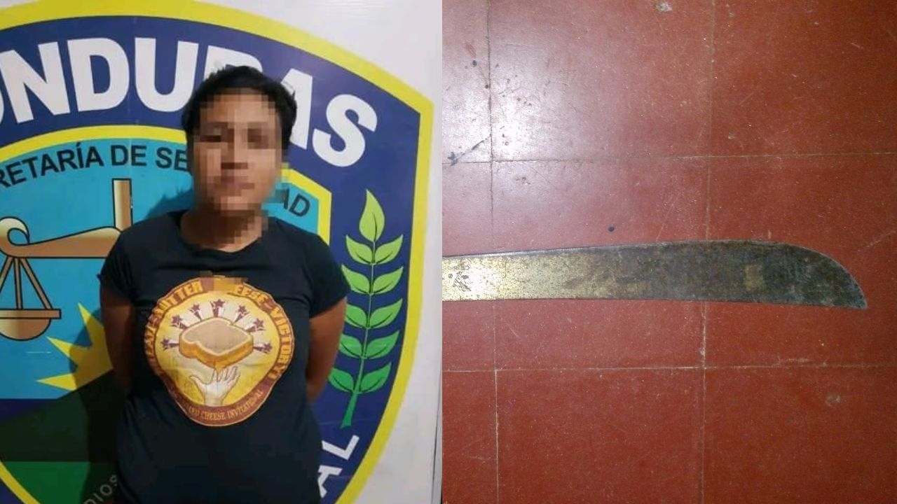 Detienen a joven que intentó cortar la mano de su hermano  en Talanga