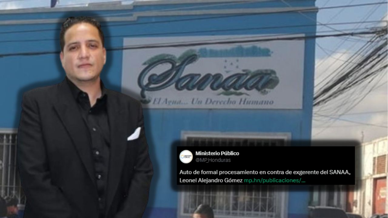 Dictan formal procesamiento contra exgerente del SANAA, pero seguirá libre