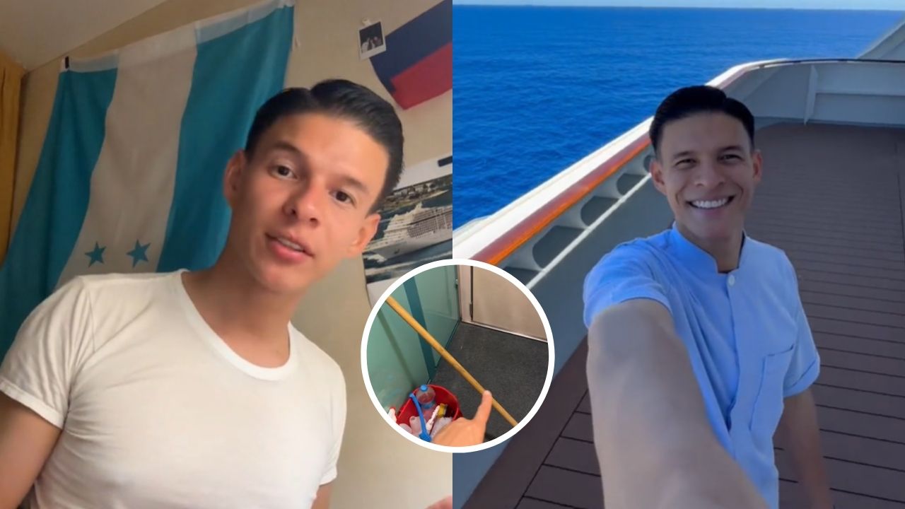 'No tengo días libres': hondureño confiesa como es su vida trabajando en un crucero