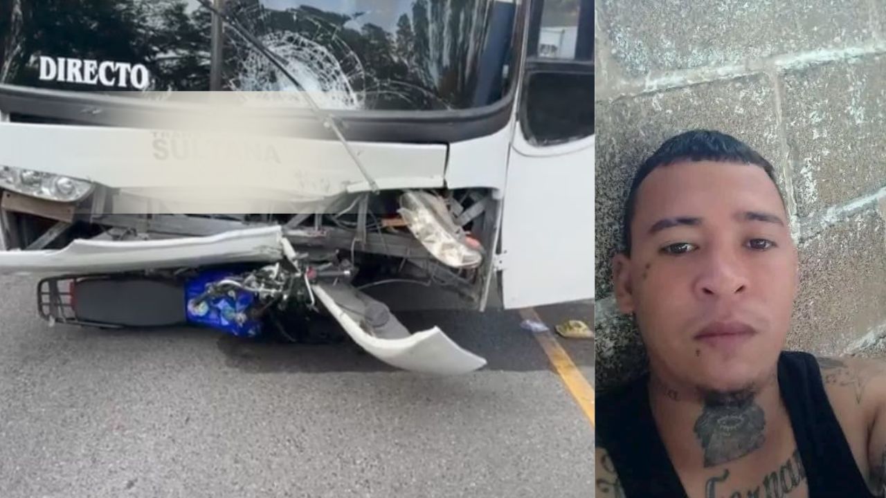 Conducía a exceso de velocidad e  invadió carril en curva, muere motociclista en la CA-5