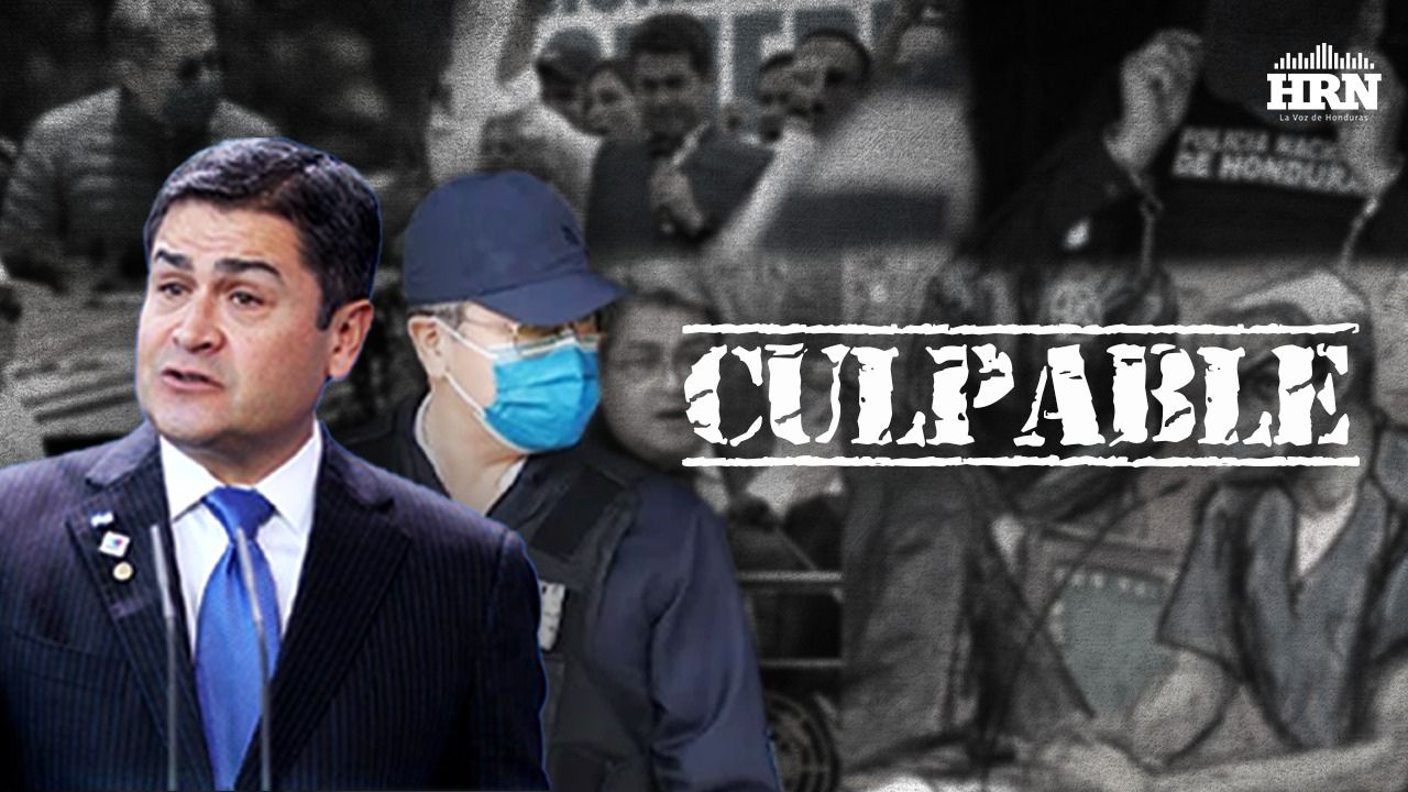 ¡Culpable! Juan Orlando Hernández es declarado culpable por narcotráfico en EE. UU.