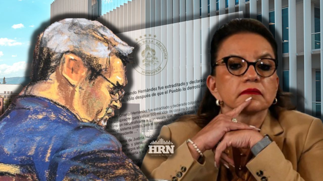 Presidenta Castro dice que tras fallo contra Juan Orlando Hernández su gobierno reclama justicia, no venganza