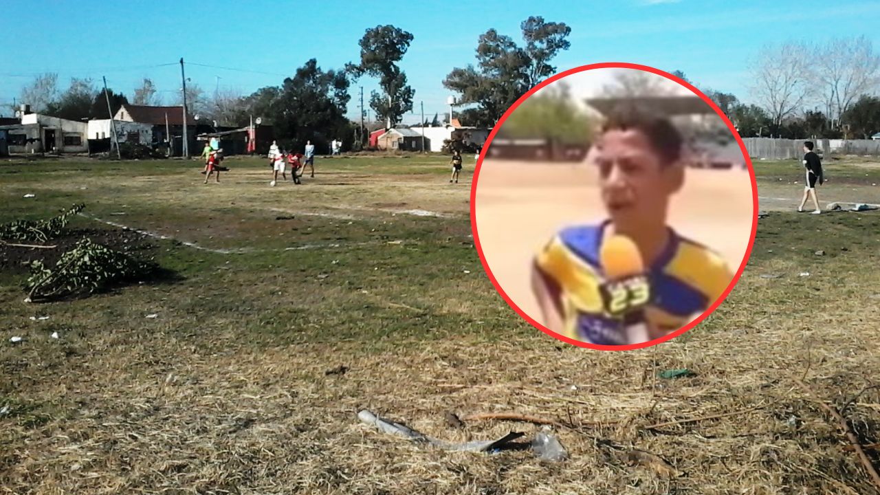 ‘El profe es como loco', niño molesto por solo jugar 10 minutos en el partido