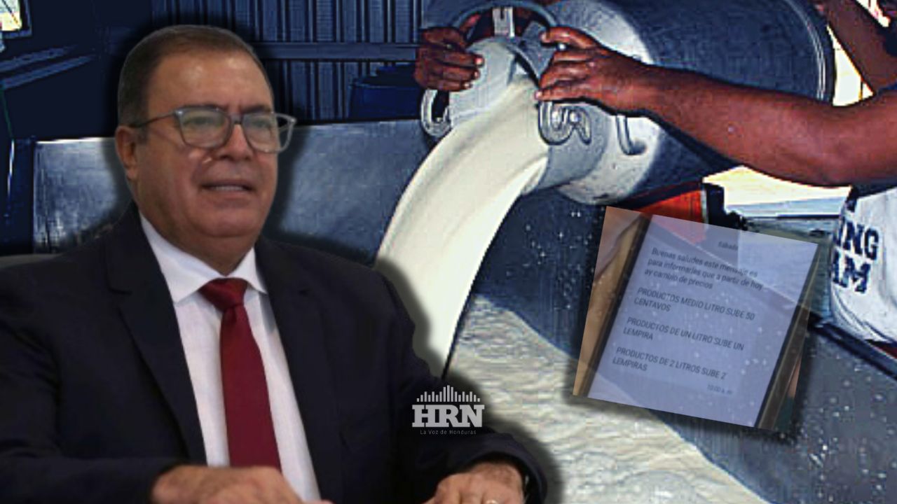 No hay aumento al precio de la leche para el consumidor, afirma Fredys Cerrato
