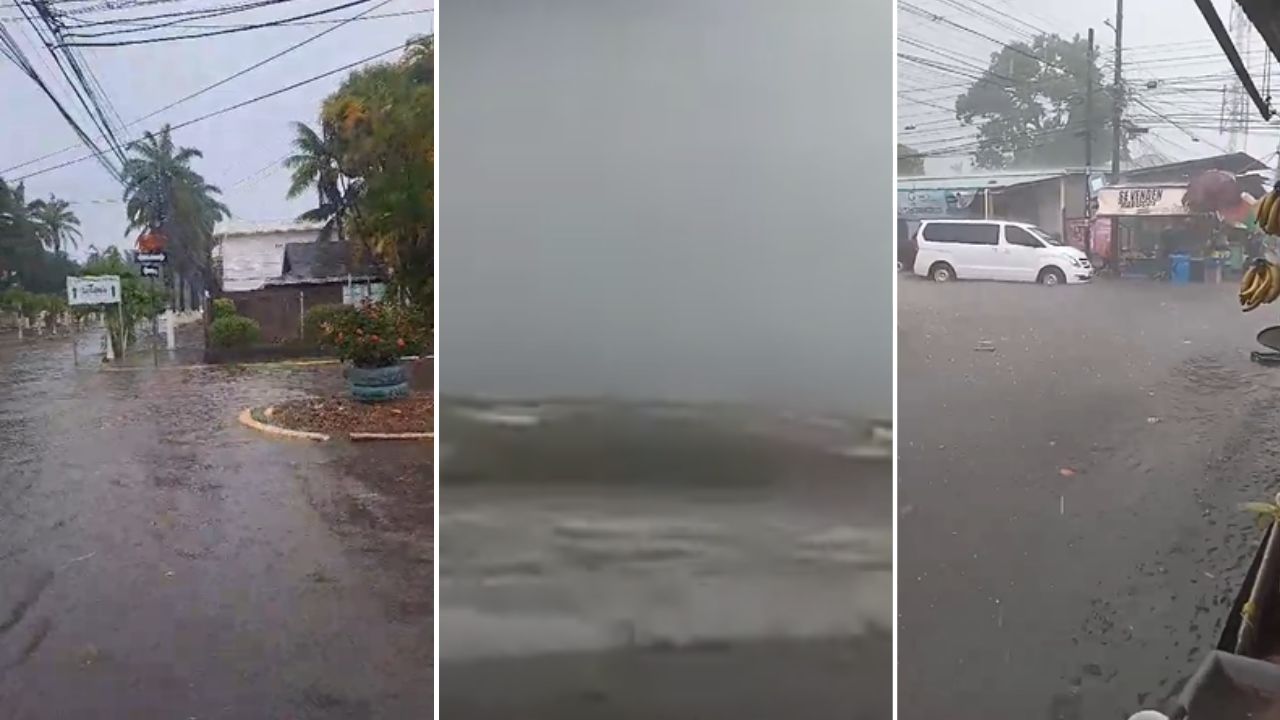 Lluvias, cielo nublado y mareas altas afectan varias zonas de Honduras por frente frío