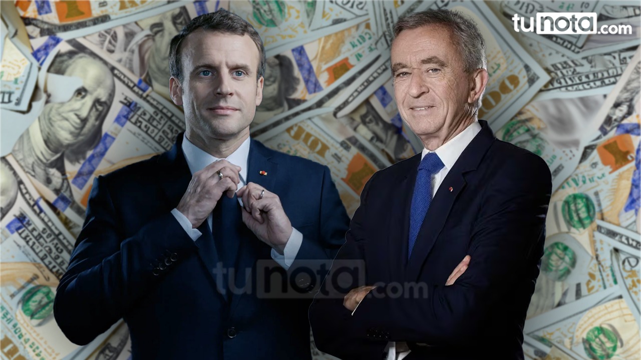 Macron condecora al hombre más  rico del mundo en presencia de  Beyoncé y Musk
