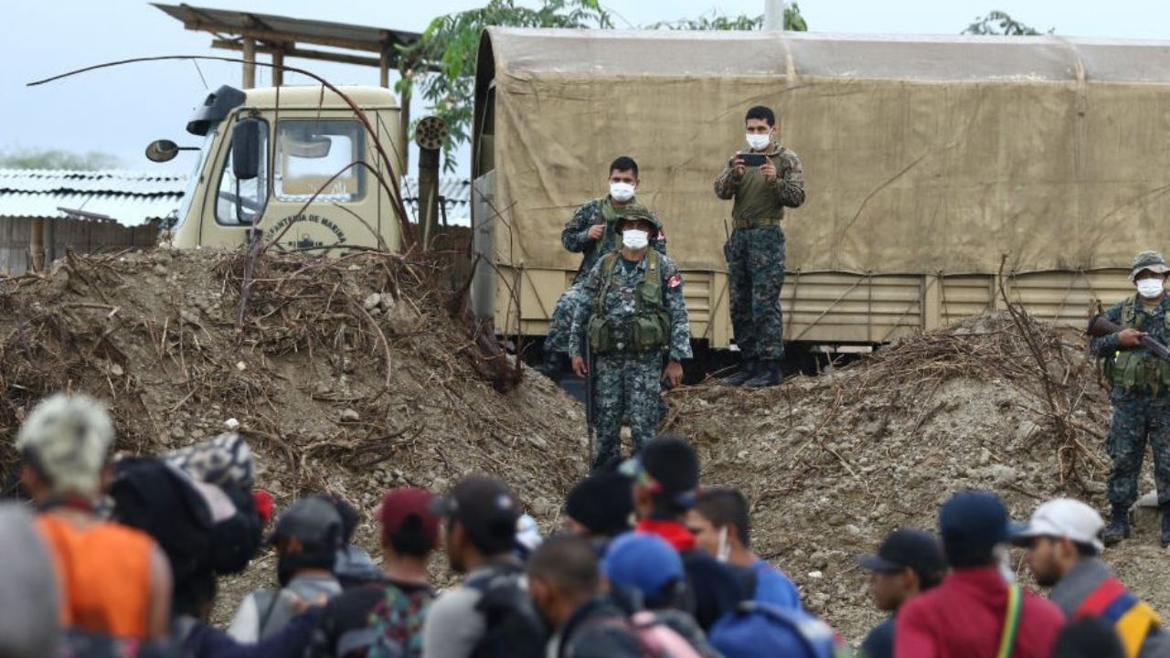 El Ejército mexicano busca a migrantes de Ecuador desaparecidos en la frontera sur
