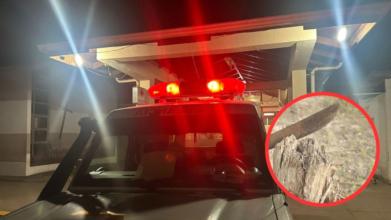 Niño de 3 años resulta herido tras caer sobre un machete en Olancho; sus papás encendían un fogón