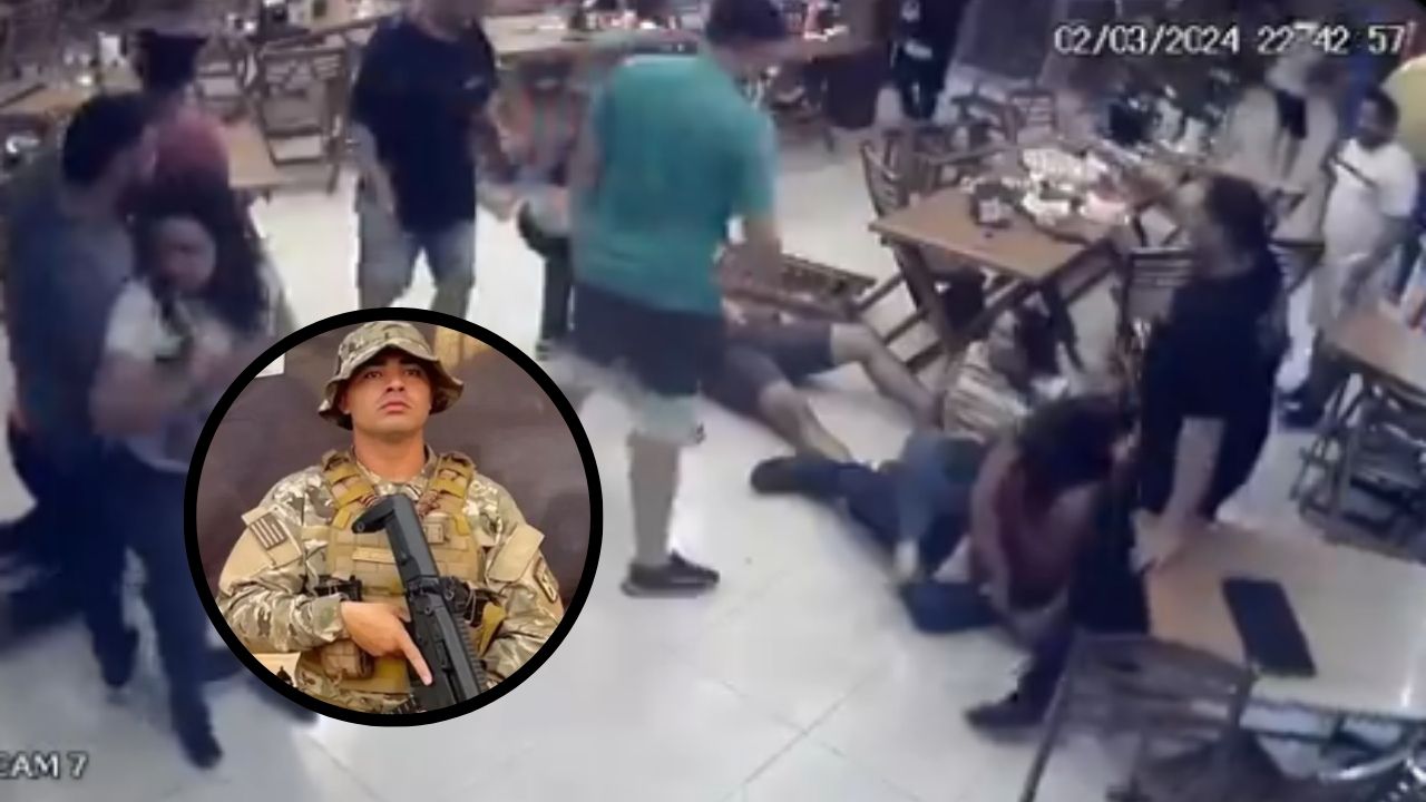 VÍDEO: Un policía le quita la vida a otro durante una pelea en Brasil
