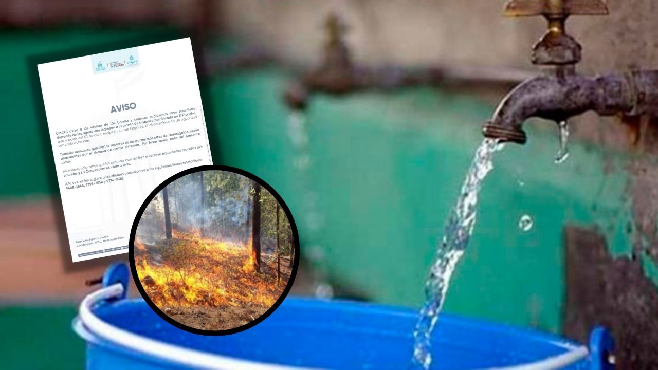 UMAPS anuncia racionamientos de agua en barrios y colonias capitalinas