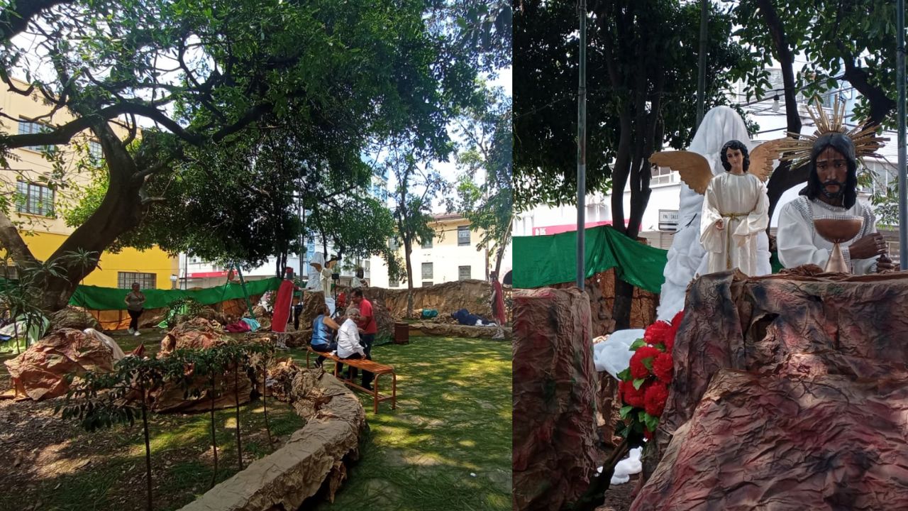 Fotos y vídeo: La representación de la vida de Cristo deslumbra en el parque La Libertad en Comayagüela
