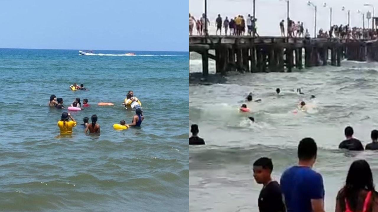 Rescatan a seis jóvenes que iban a morir ahogados en Tela, Atlántida