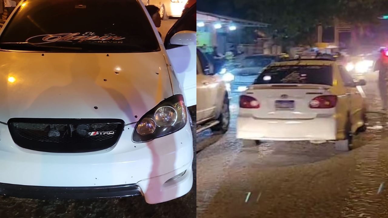 VIDEO: 'No le tocaba', taxista hondureño recibe ráfaga de disparos y sobrevive