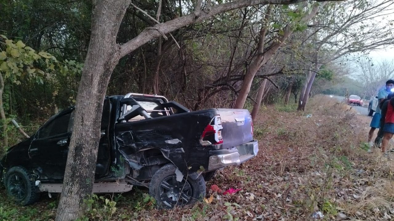 Una persona muerta, deja colisión entre dos vehículos en Ajuterique, Comayagua