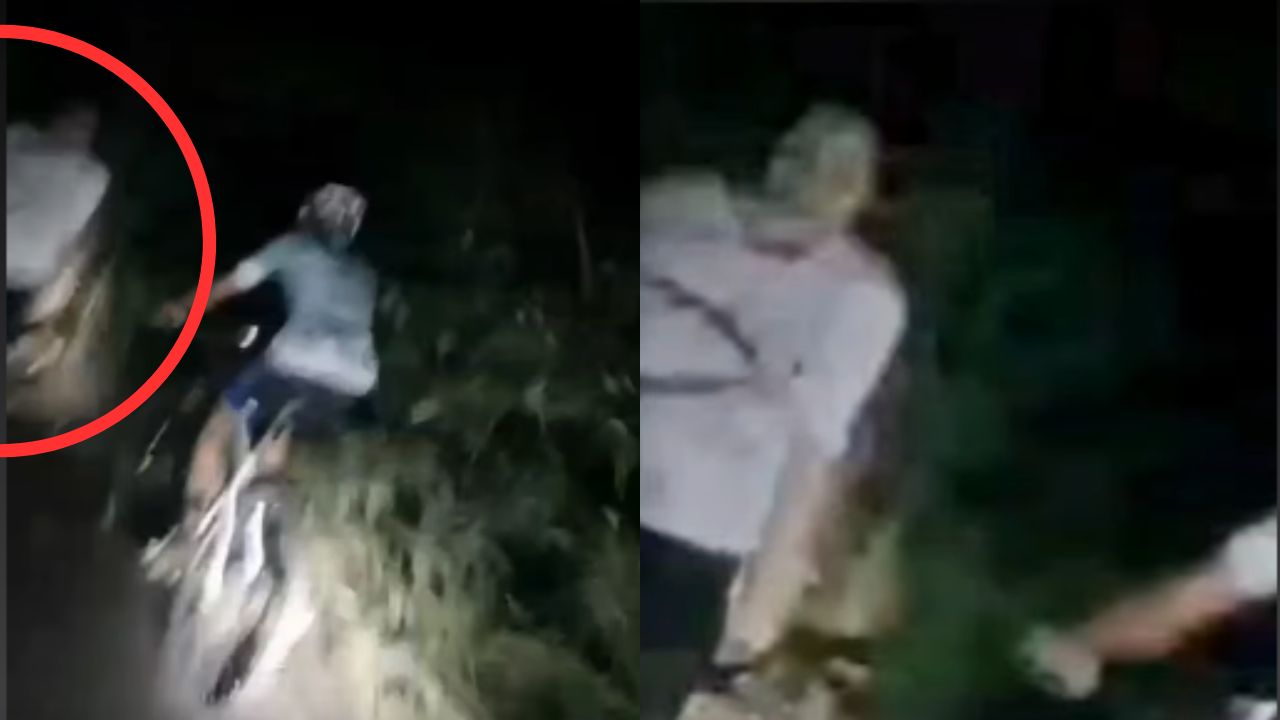 VÍDEO: 'Fantasma' se atraviesa frente ciclistas mientras cruzaban un cerro en Argentina