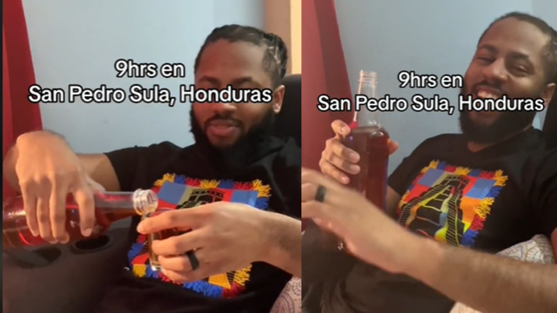 Gringo visita Honduras por primera vez y lo primero que probó fue el gifiti