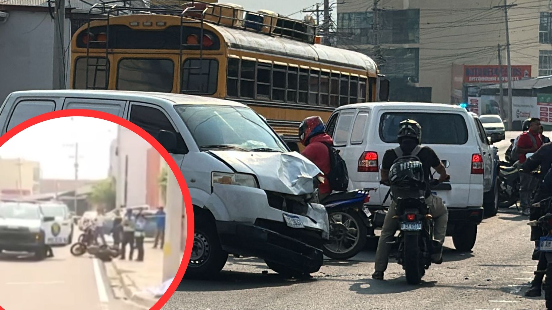 Motociclista muere tras colisionar contra un autobús en la calle Los Alcaldes, de la capital