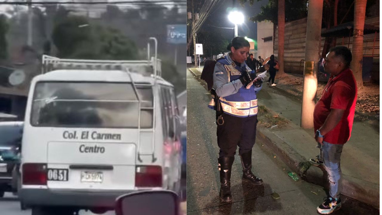 Graban a conductor de rapidito en contravía para evitar tráfico en SPS, fue multado