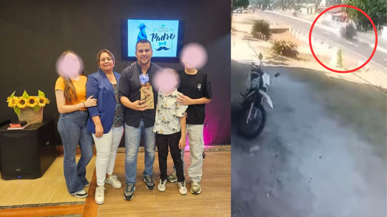 Revelan video de accidente dónde murió esposa de exjugador hondureño