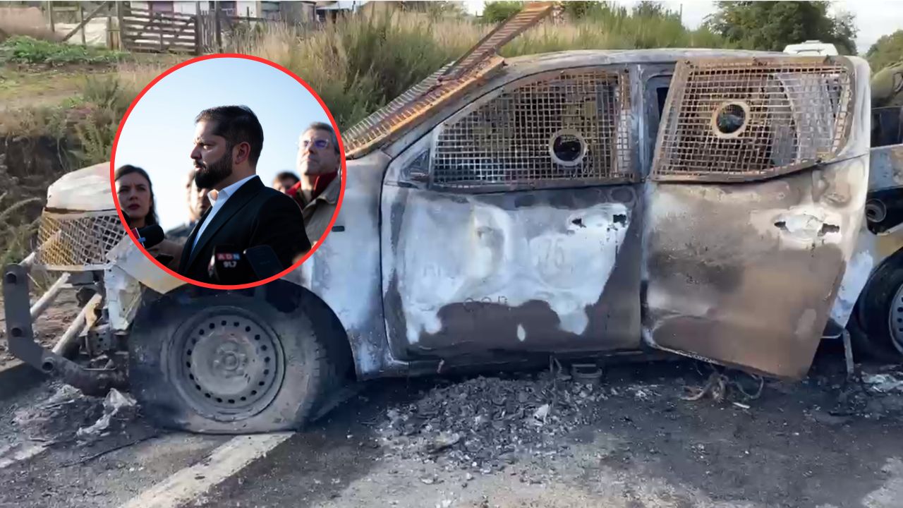 Boric apela a la unidad sin 'izquierdas ni derechas' tras triple asesinato de policías