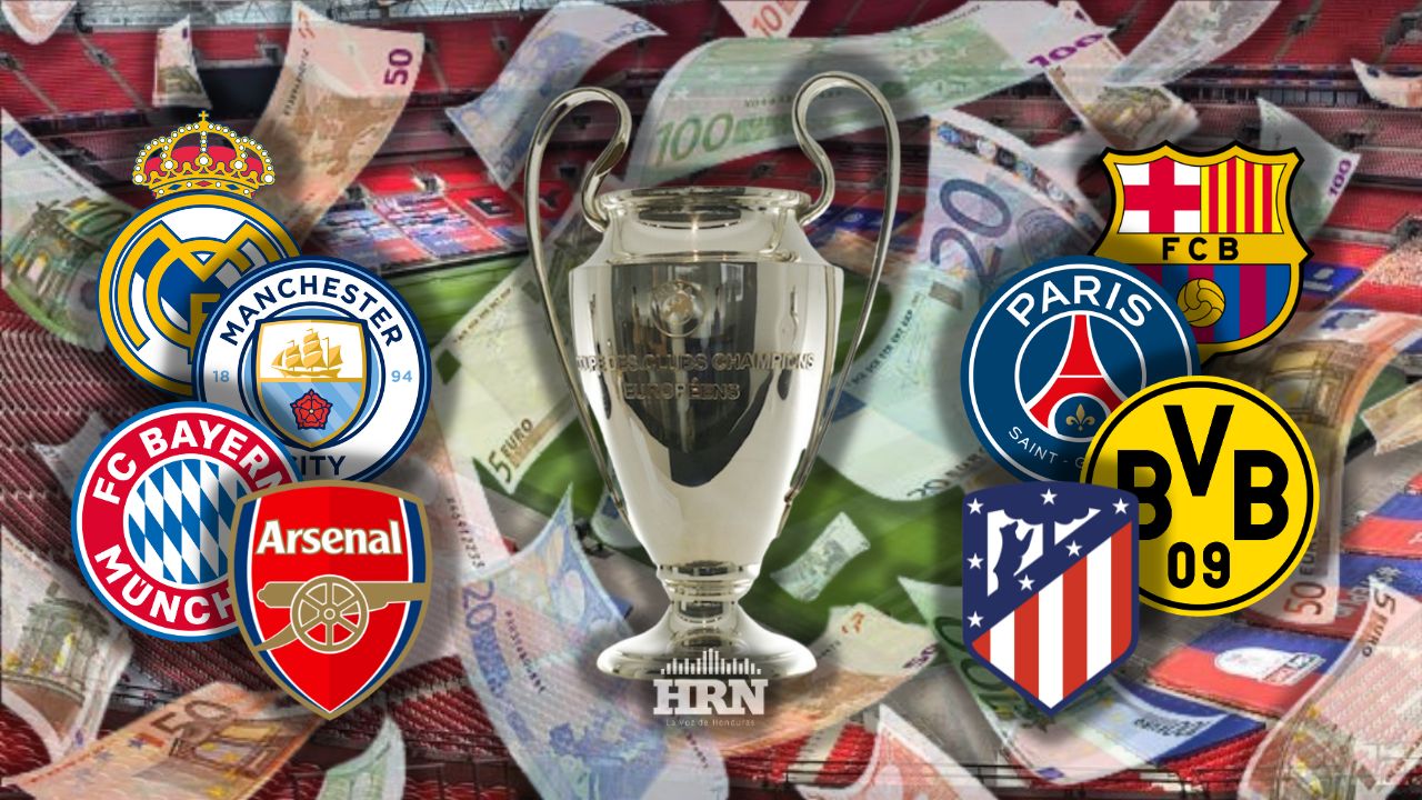 Millonarias cantidades de dinero mueve la Champions League tan solo en premios