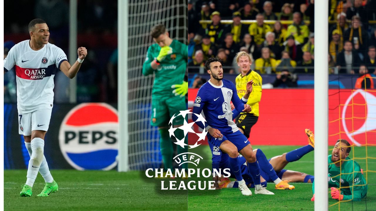 Champions League: PSG se deshace de Barcelona y Borussia Dortmund lo hace con el Atlético de Madrid