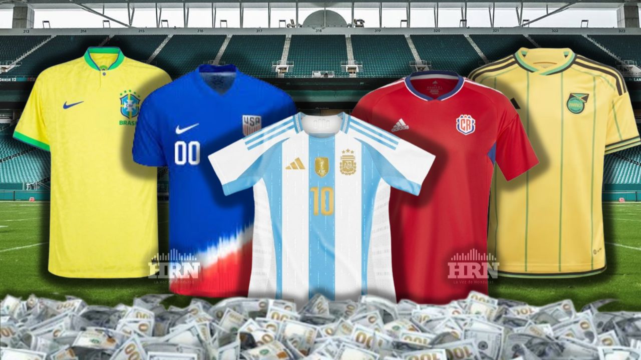 ¿Cuál es la más cara? Esto cuestan las camisetas de las selecciones que jugarán la Copa América