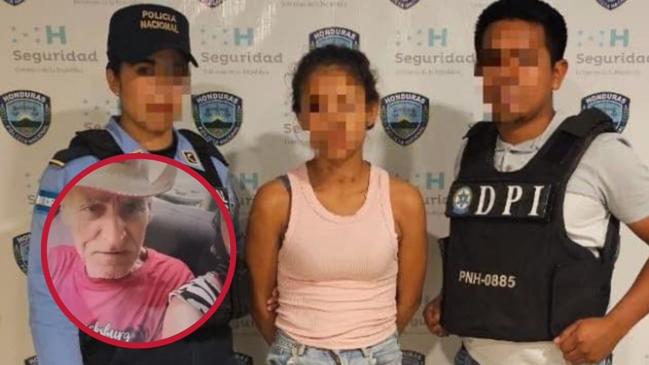 Capturan a joven de 17 años, acusada de decapitar a un anciano en Santa Cruz de Yojoa