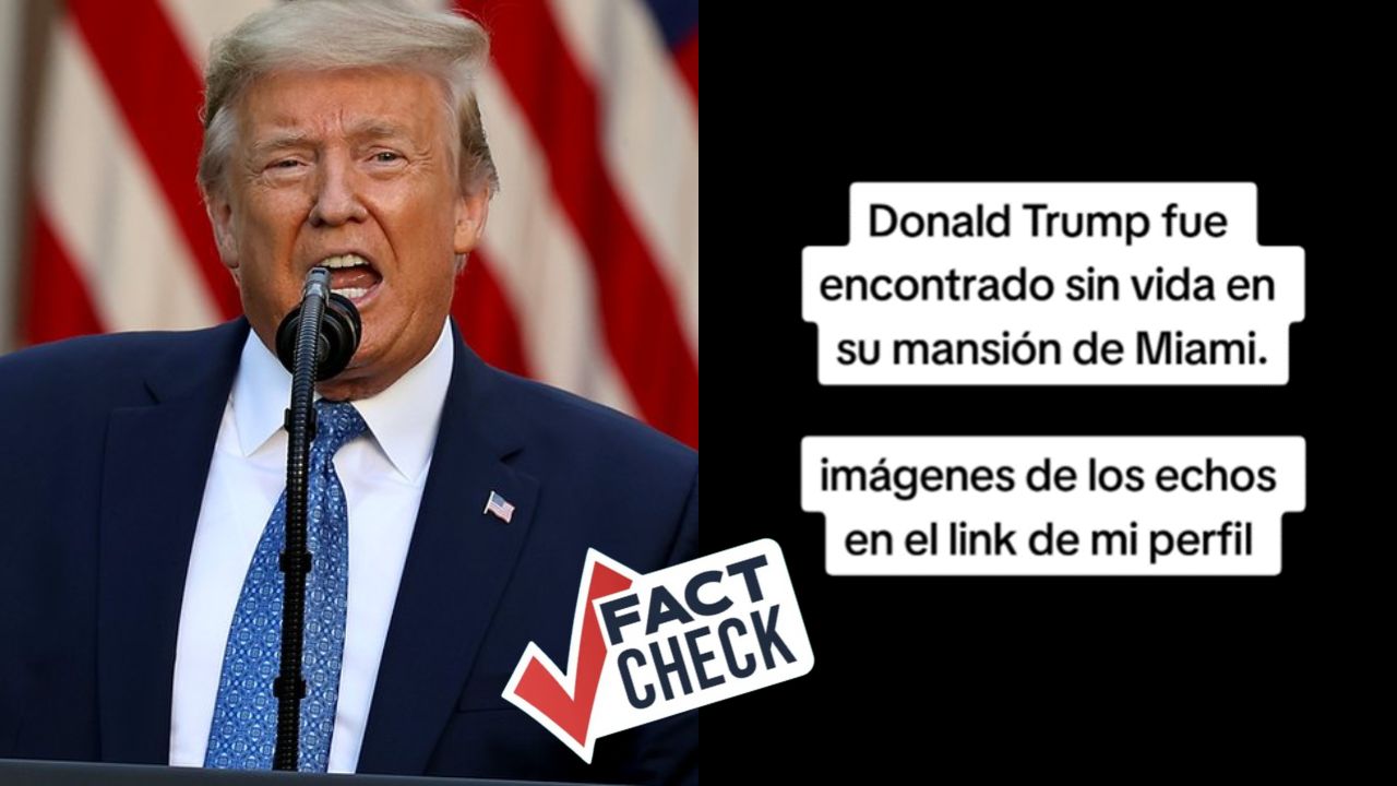 ¿Es verdad que murió Donald Trump? Circula en TikTok que falleció el expresidente de EE. UU.