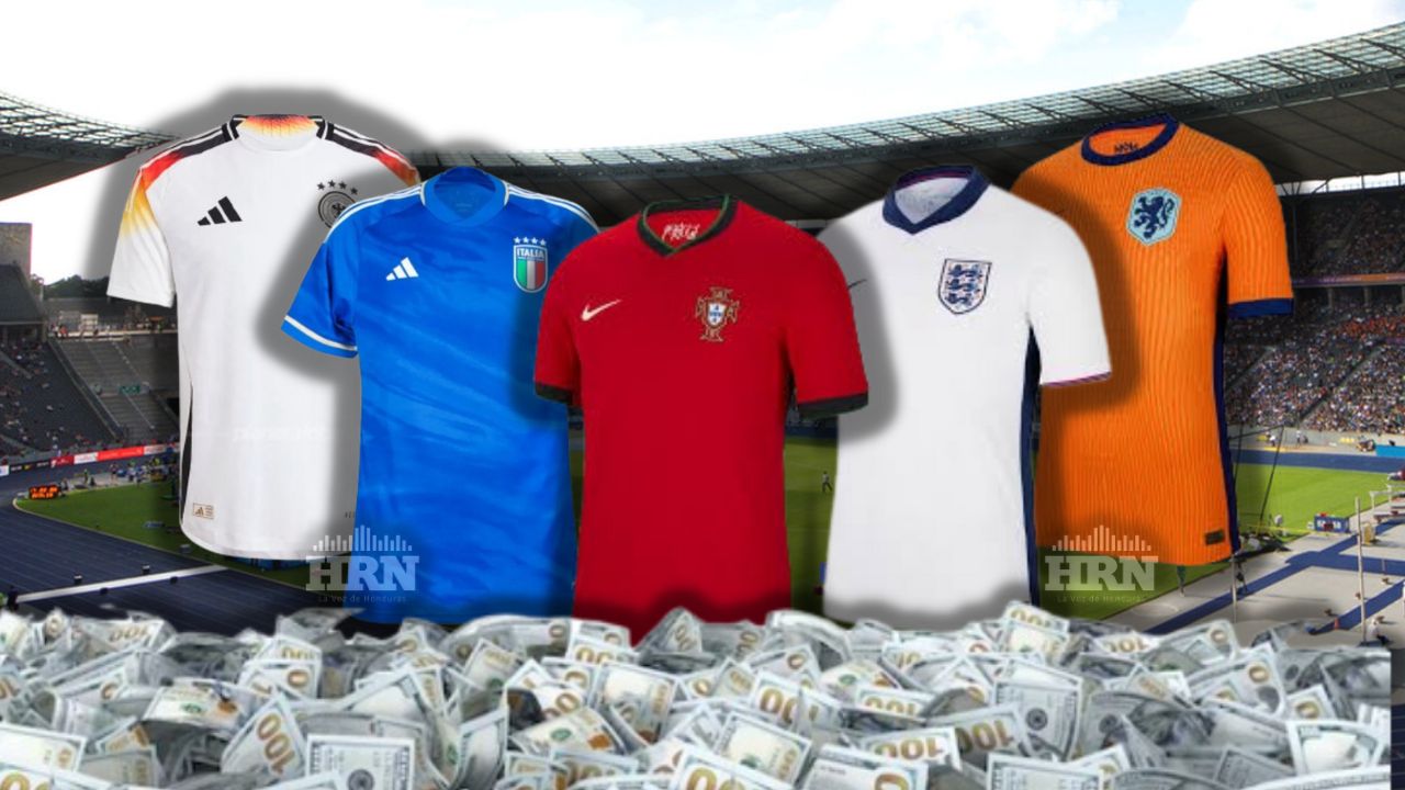 ¿Cuál compraría? Estos son los precios de las camisetas de las selecciones de la Eurocopa 2024