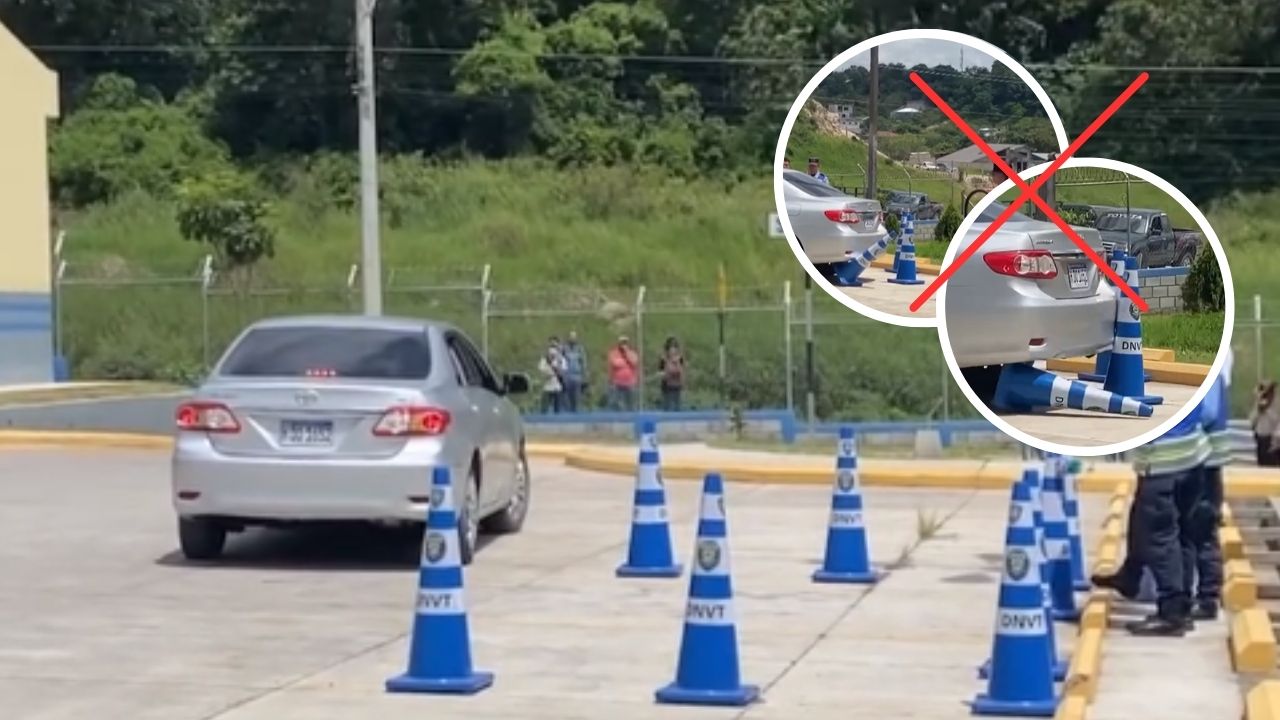 Esta es la maniobra por la que muchas personas fallan el examen práctico de conducir en Honduras