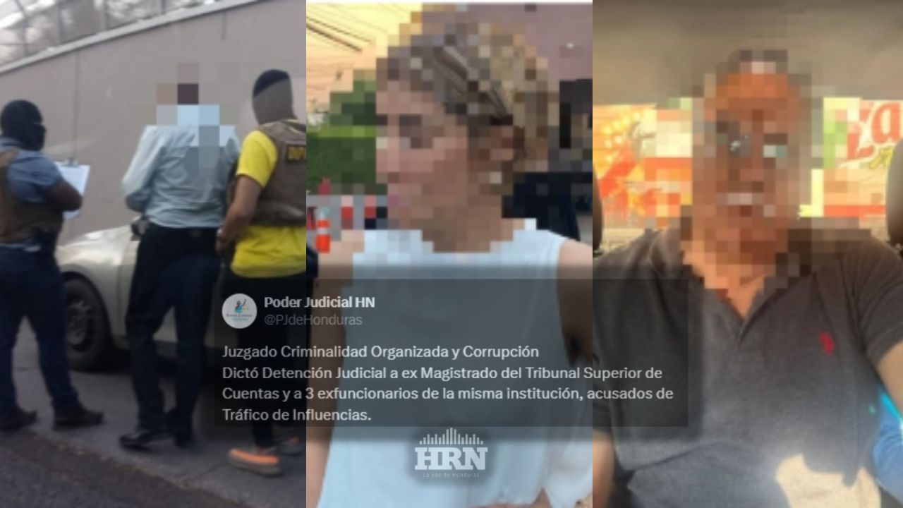 Dictan prisión contra expresidente y tres exfuncionarios del TSC