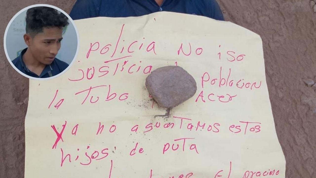 Ladrón hondureño duró solo unas horas vivo tras ser liberado, fue hallado con 'rótulo justiciero'