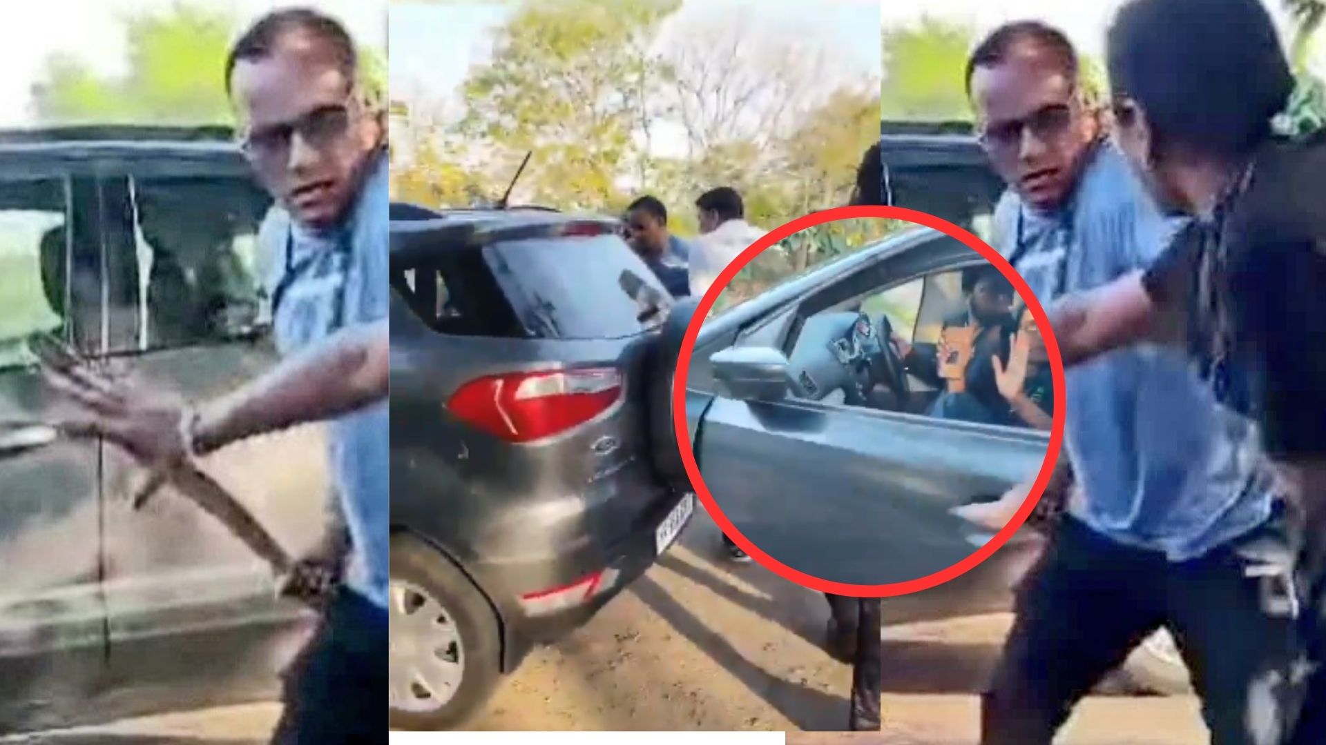 Hombre sorprende a su esposa 'siéndole infiel' y la golpea con un bate