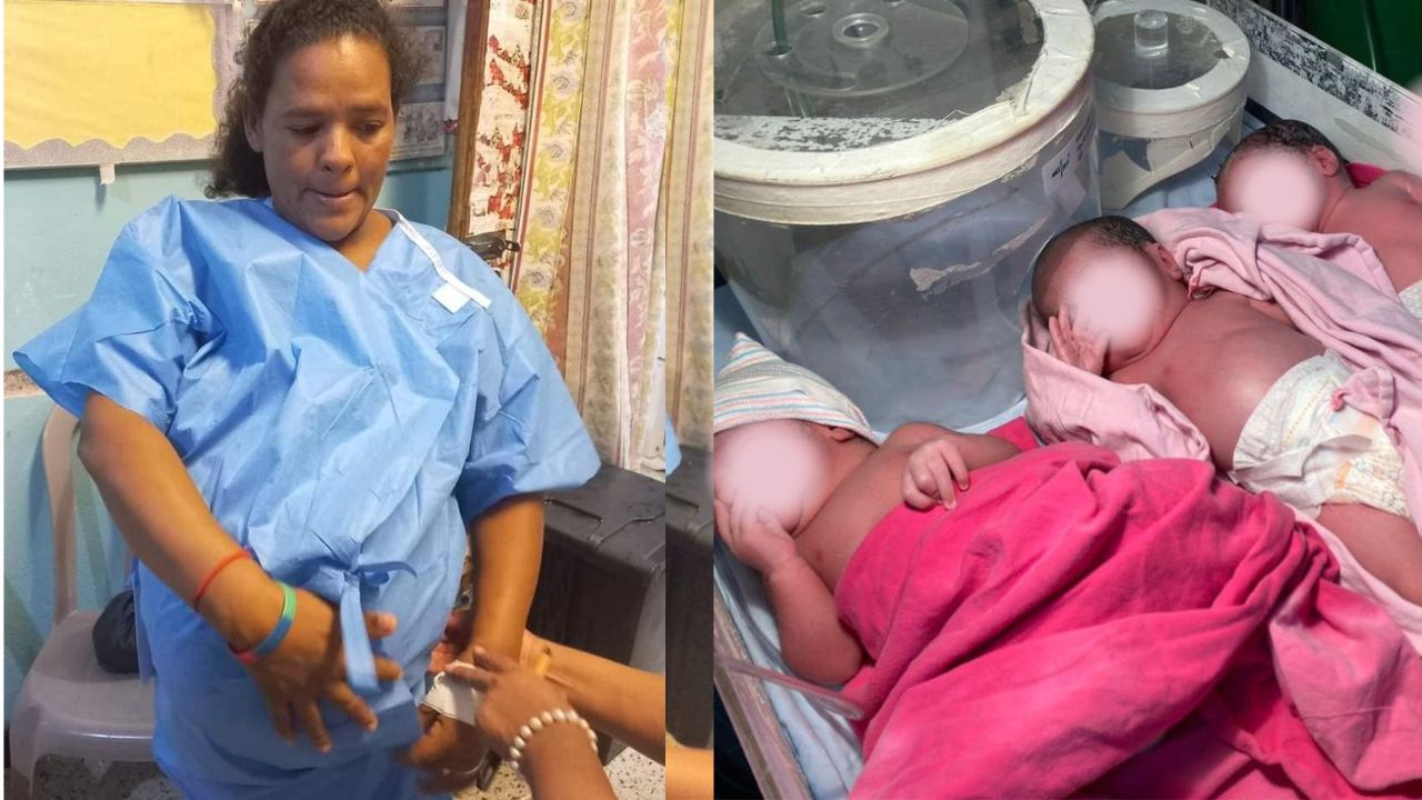 Lanzan un SOS para madre soltera tras dar a luz a trillizos en SPS, ya tenía ocho hijos