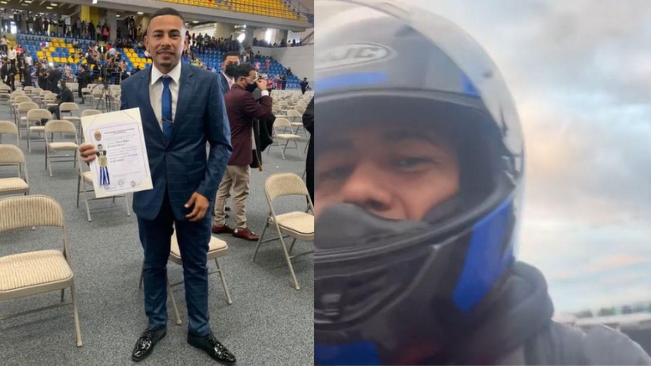 'La vida real': hondureño, recién graduado sorprende al revelar su trabajo