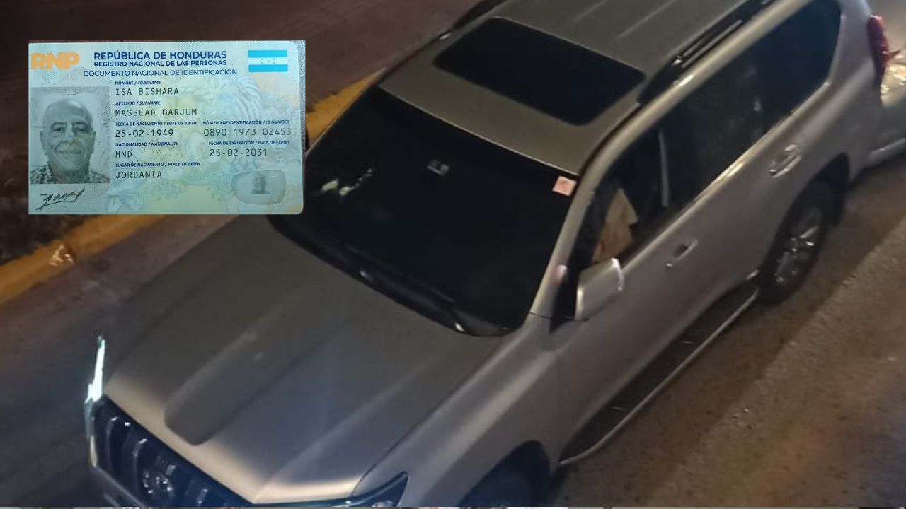 ¿Quién es la persona acribillada en su camioneta de lujo en Tegucigalpa?