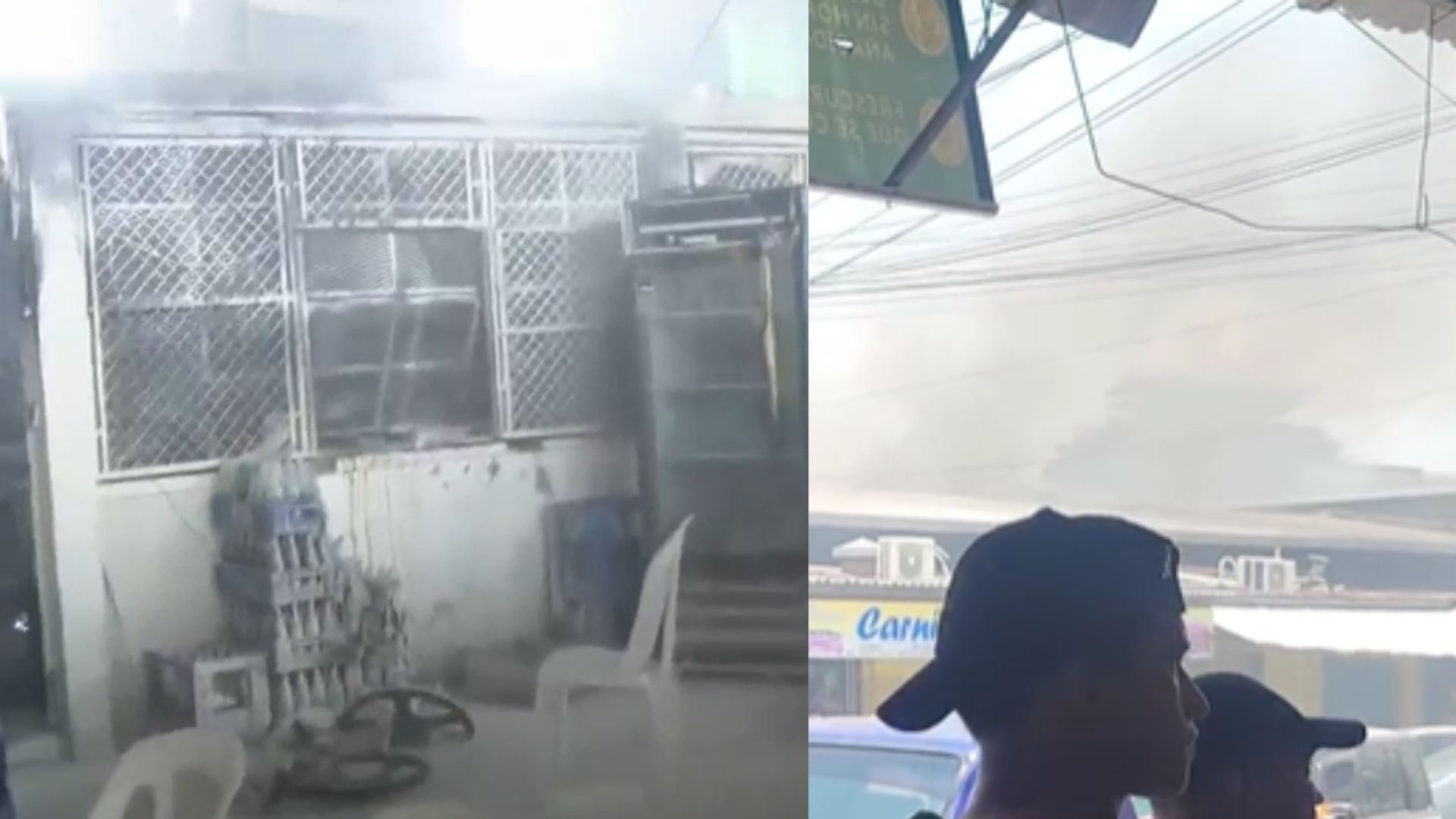 Cilindro de gas explota en el mercado Medina en San Pedro Sula y deja varios heridos