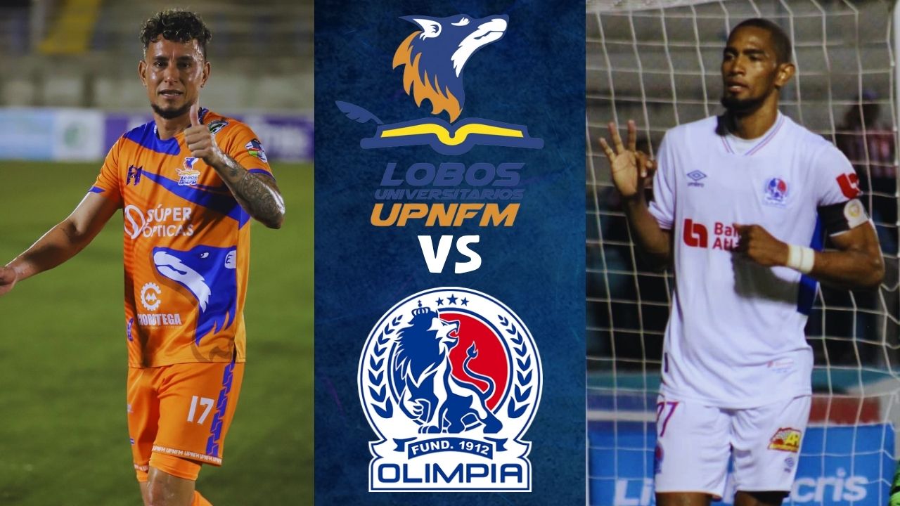 Partido Lobos UPNFM vs. Olimpia EN VIVO hoy: hora, canal, alineaciones y minuto a minuto