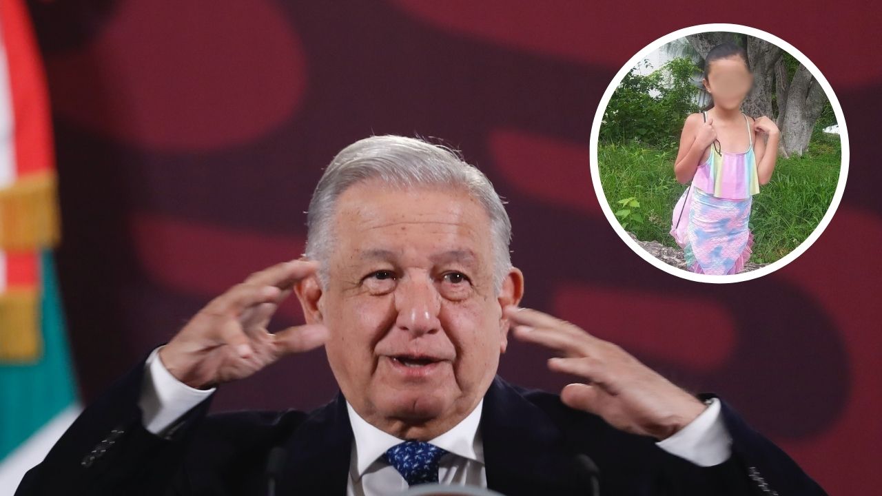 López Obrador dice que la autoridad 'actúa' tras asesinato de una niña y un linchamiento