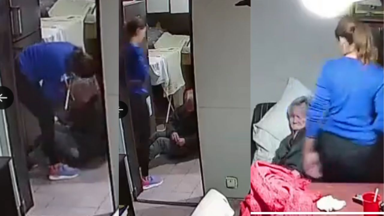 Vídeo evidencia a cuidadora que maltrataba a anciana con Alzheimer en Argentina