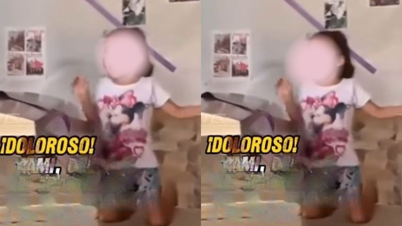 Niña sentada frente al ataúd de su padre pide silencio porque cree que está dormido