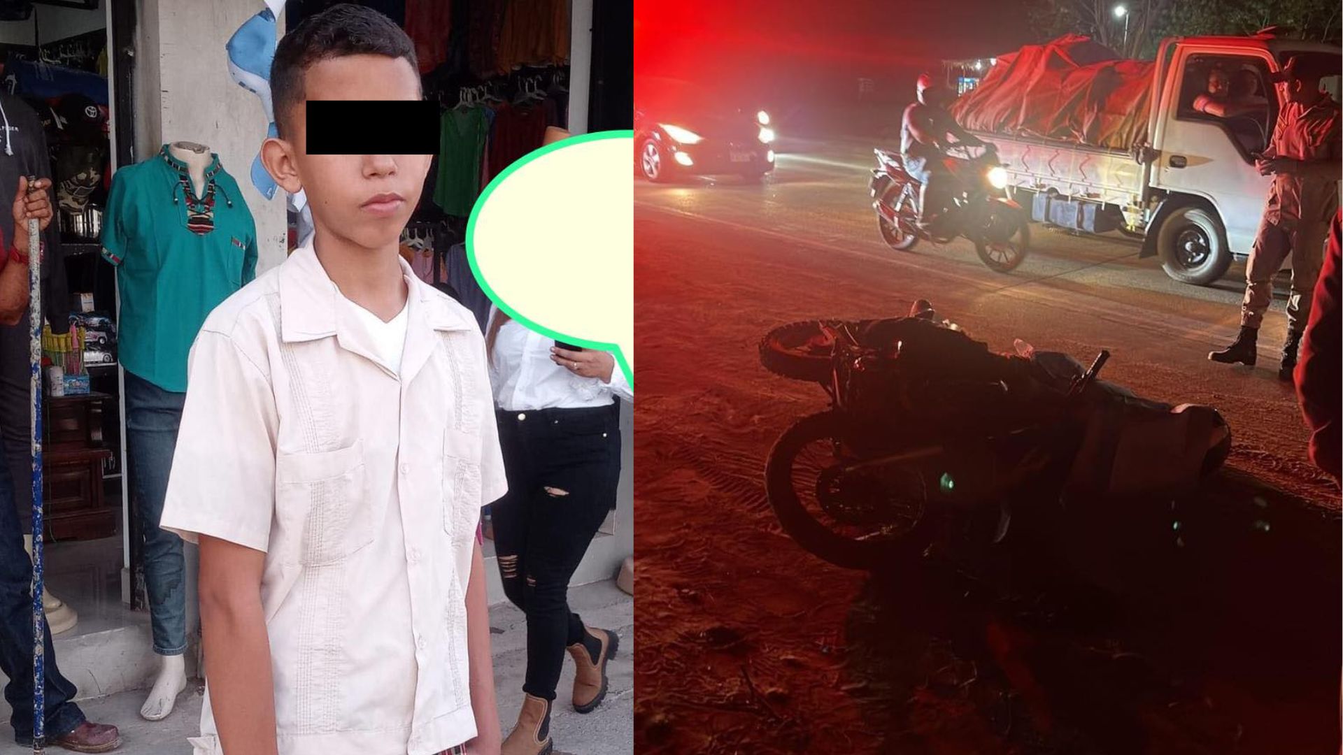 Niño de 12 años se cayó de una motocicleta y fue embestido por un camión en Olancho