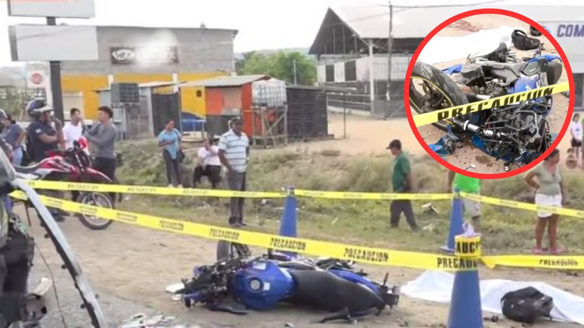 Motociclista que iba a trabajar, muere tras colisionar en Villanueva, Cortés