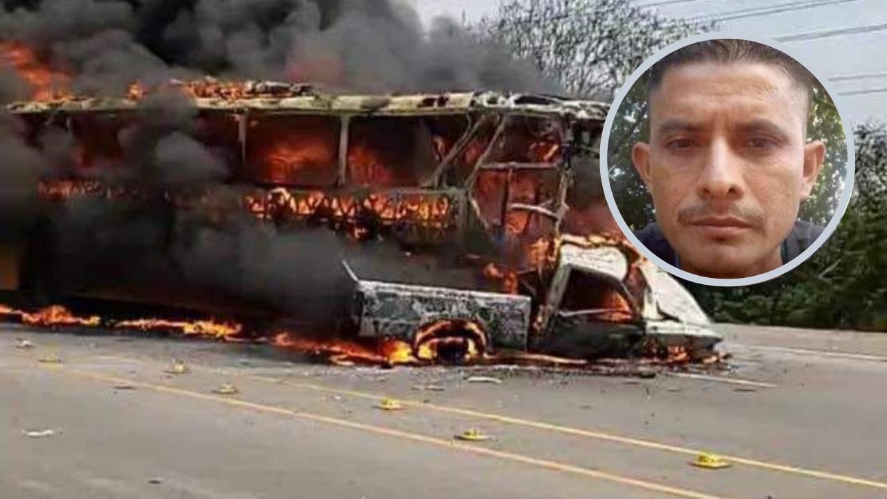 Así fue la colisión que dejó una persona muerta y dos autos en llamas en la CA-5