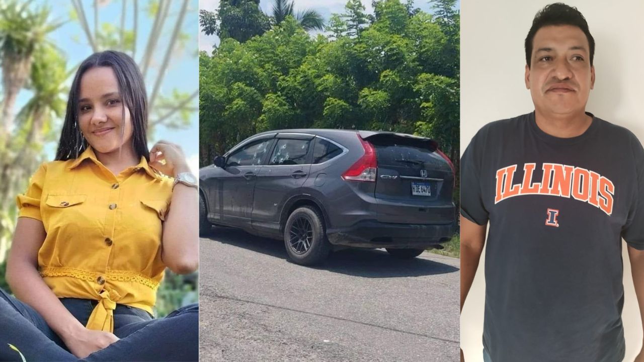 Esto se sabe sobre pareja hondureña asesinada dentro de camioneta en Atlántida