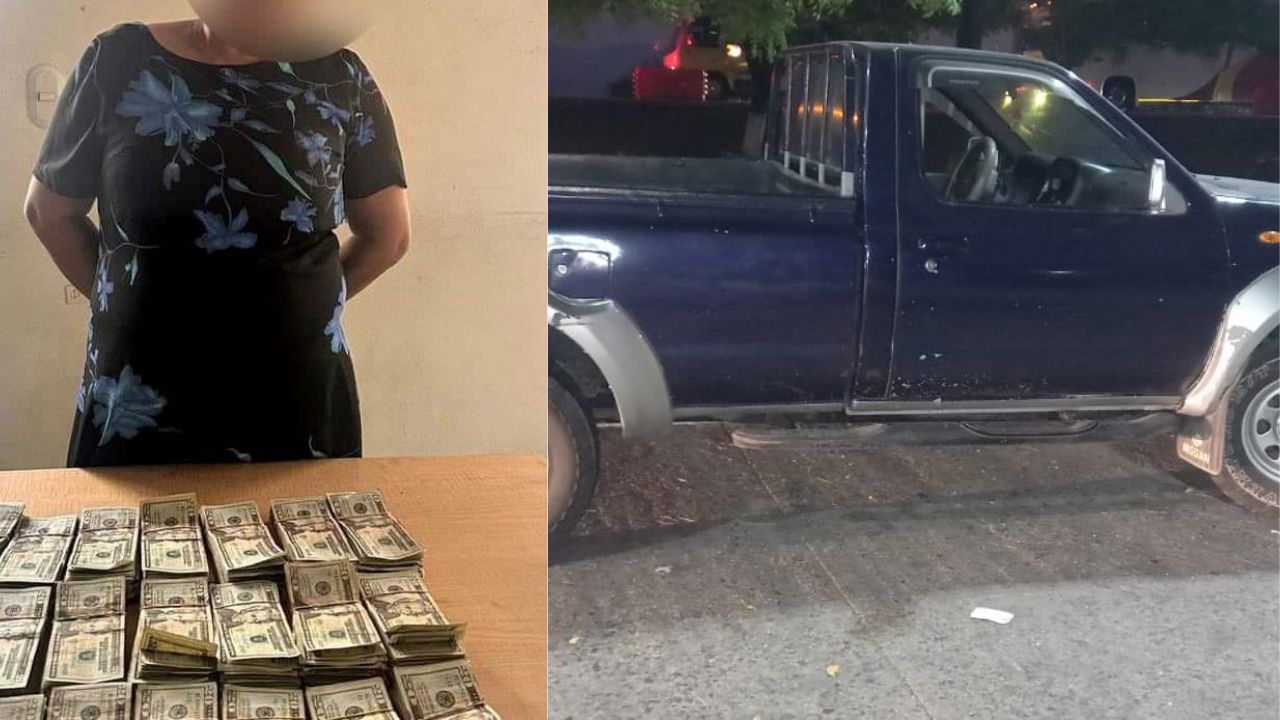Hondureña es requerida cuando transportaba en su pick up $40 mil