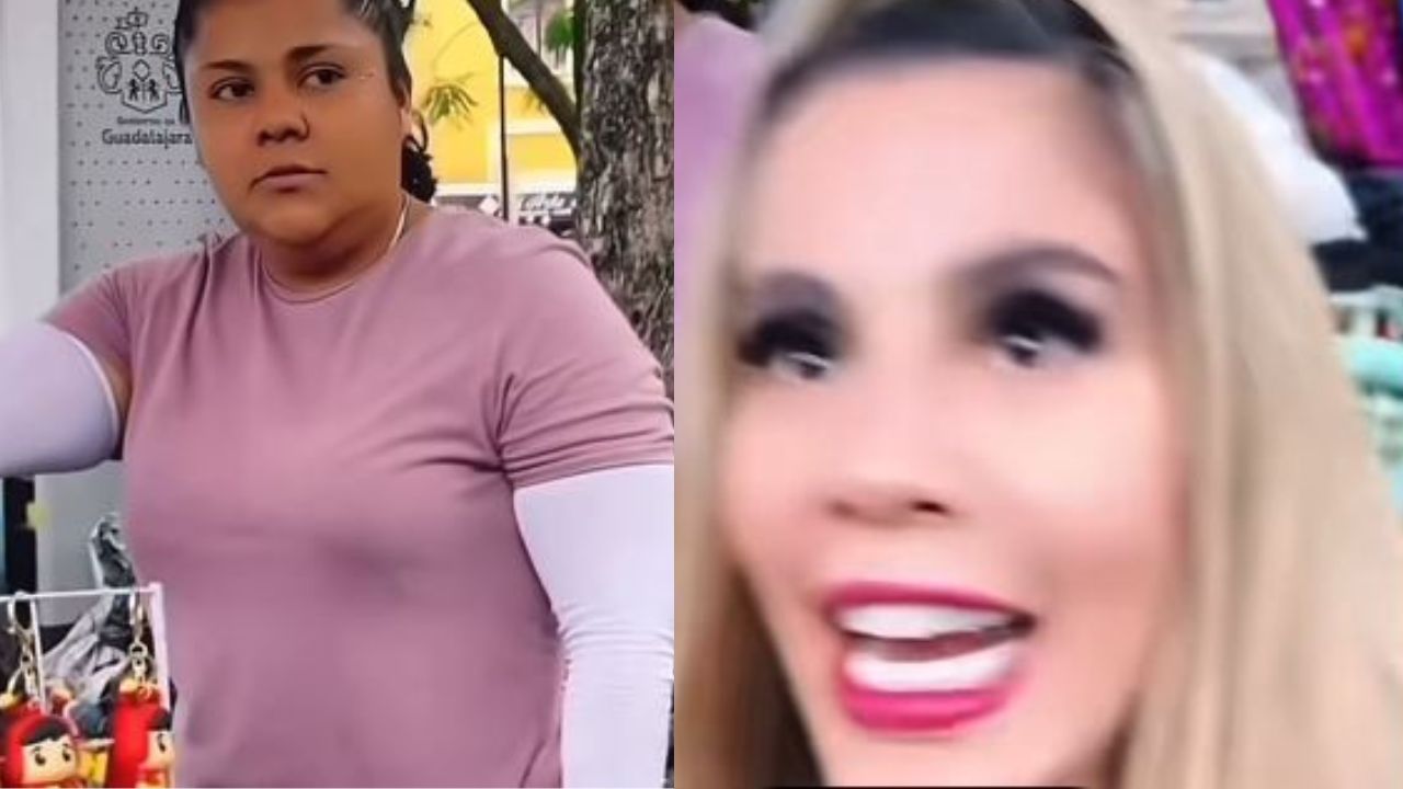 'No puedes hablar con mujeres', mujer reprende con gritos a su pareja en pleno mercado