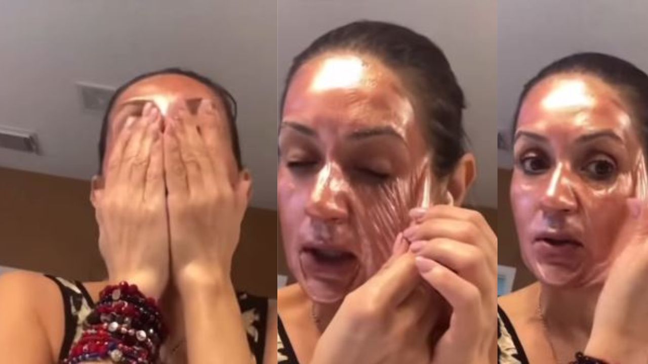 'Me está arrancando hasta el espíritu'; se arrepintió de usar mascarilla facial regalada