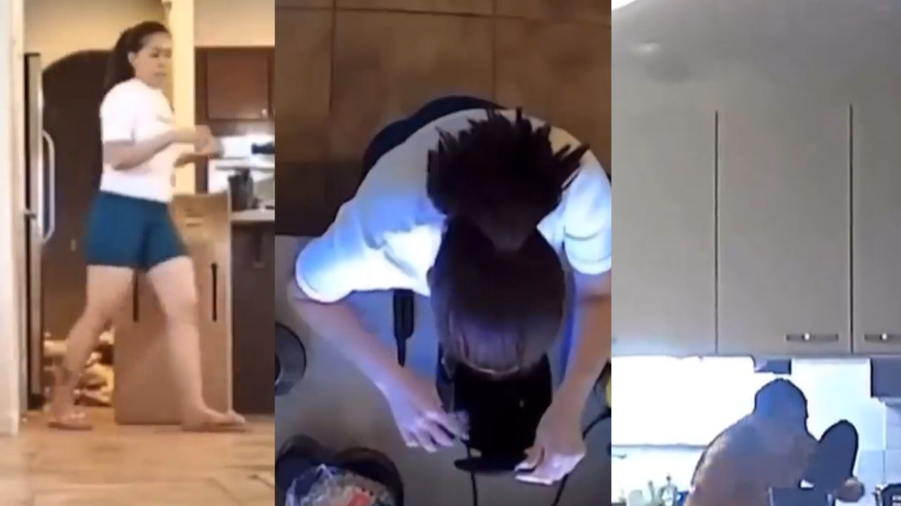 Imagen de Cámara capta momento en que mujer le pone cloro al café de su esposo para envenenarlo